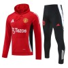 Manchester United Hoodie Trenings Collegegenser 2024-25 Rød - Herre
